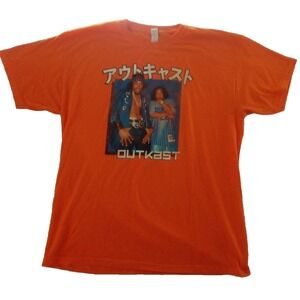 Outkast Classic T-shirt Orange Size Large